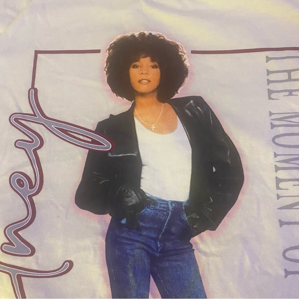 1987 WHITNEY HOUSTON THE MOMENT OF THE TRUTH WORLD TOUR T-SHIRT XL EUC - Picture 5 of 5